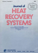 Journal of HEAT RECOVERY SYSTEMS Volume 3, Number 4, 1983